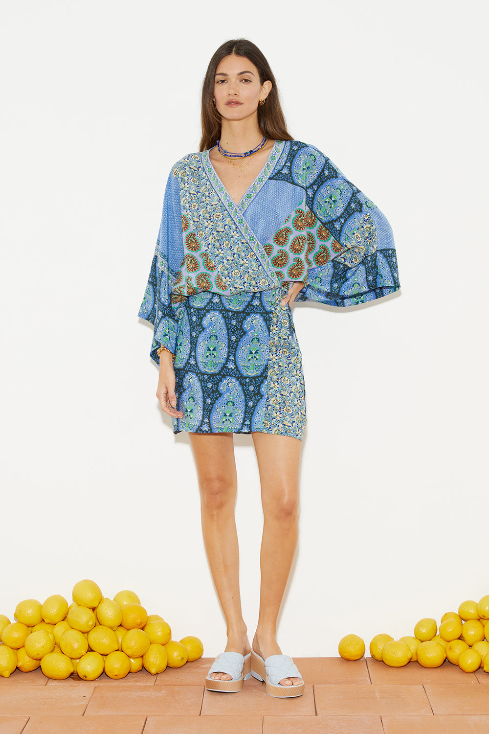 Onda Silk Robe Dress