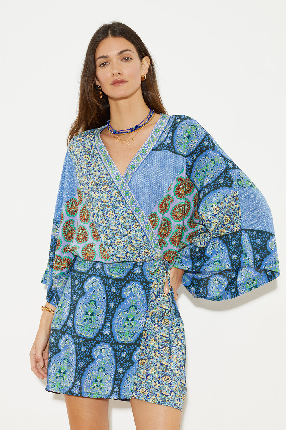 Onda Silk Robe Dress