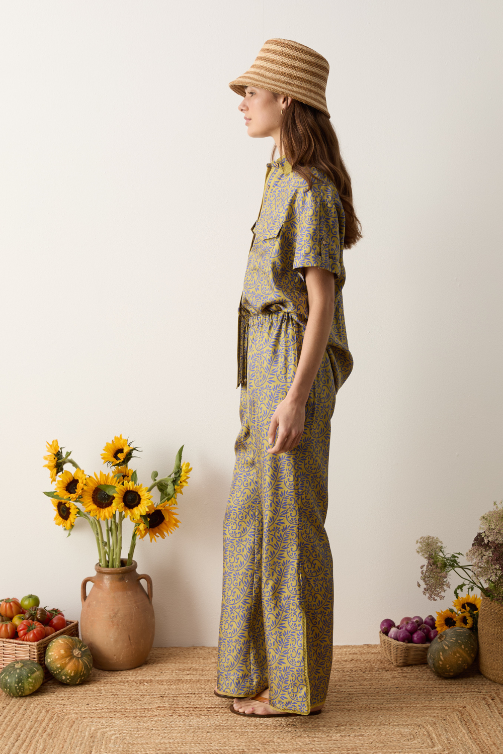 Verve Drawstring Pant w Split