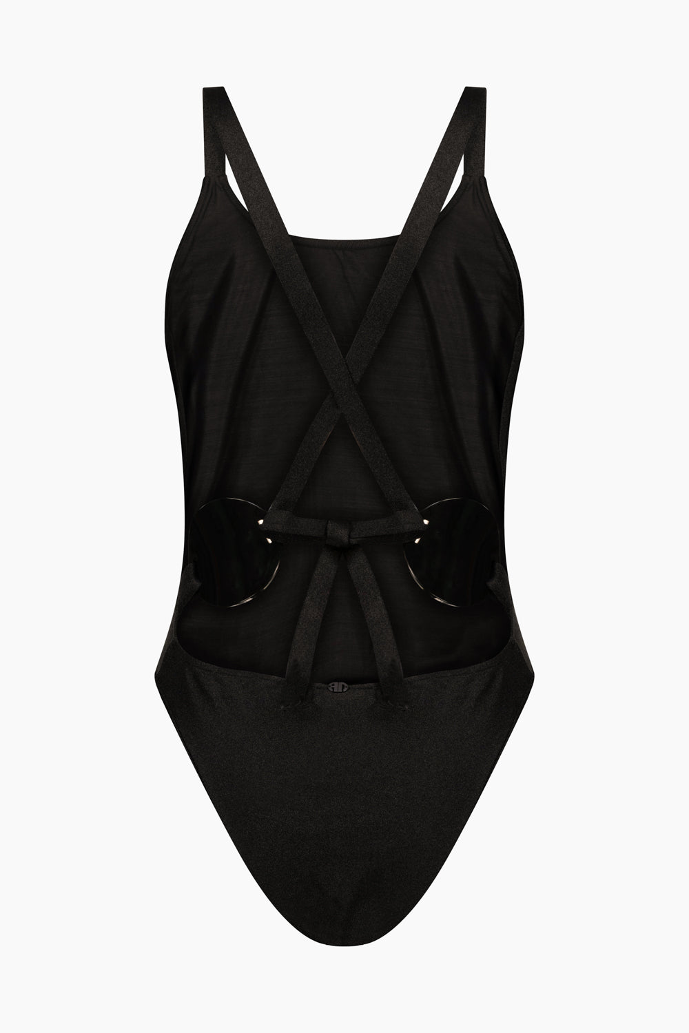 Geometric Cross-Back Swimsuit