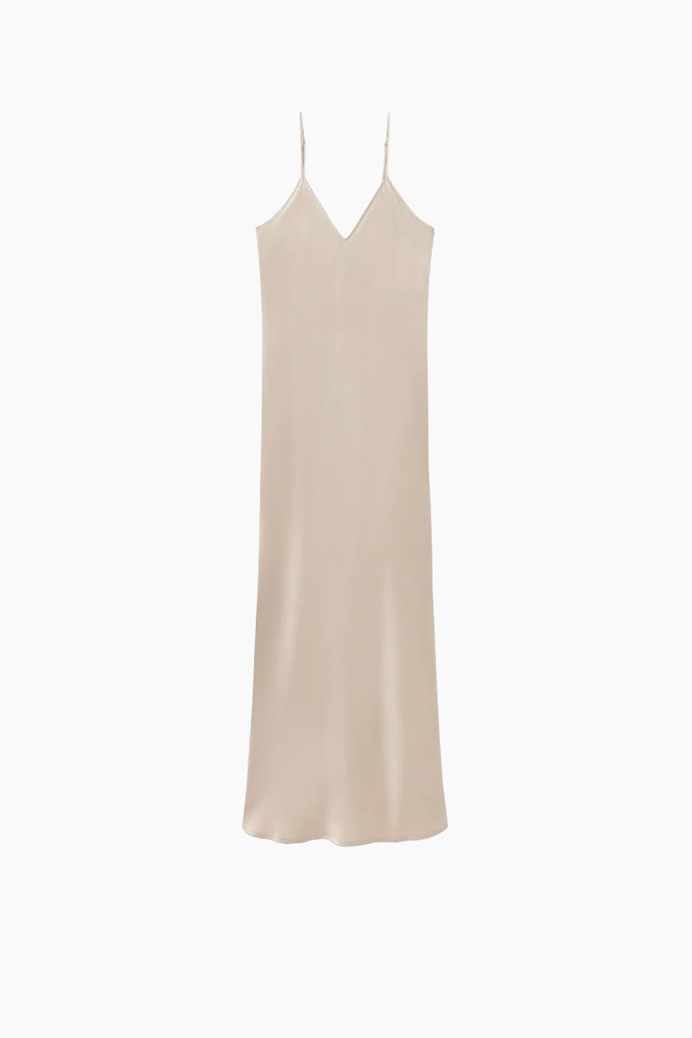Silk Laundry 90S Slip Dress Hazelnut 100% Silk, Bias Cut & Adjustable Straps | TWLV UAE Silk Laundry 90S Slip Dress Hazelnut 100% Silk, Bias Cut & Adjustable Straps | TWLV UAE