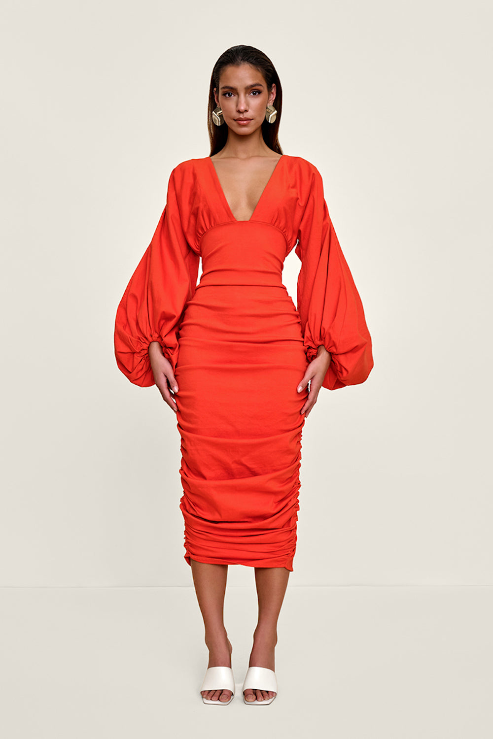 Anida Midi Cotton Dress