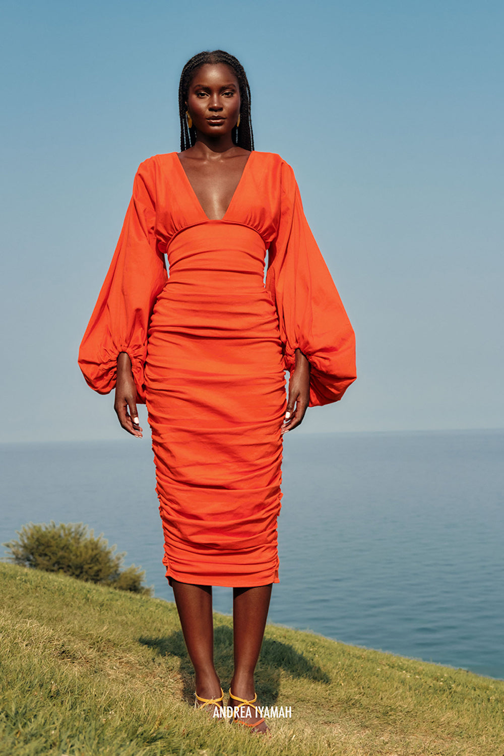 Anida Midi Cotton Dress