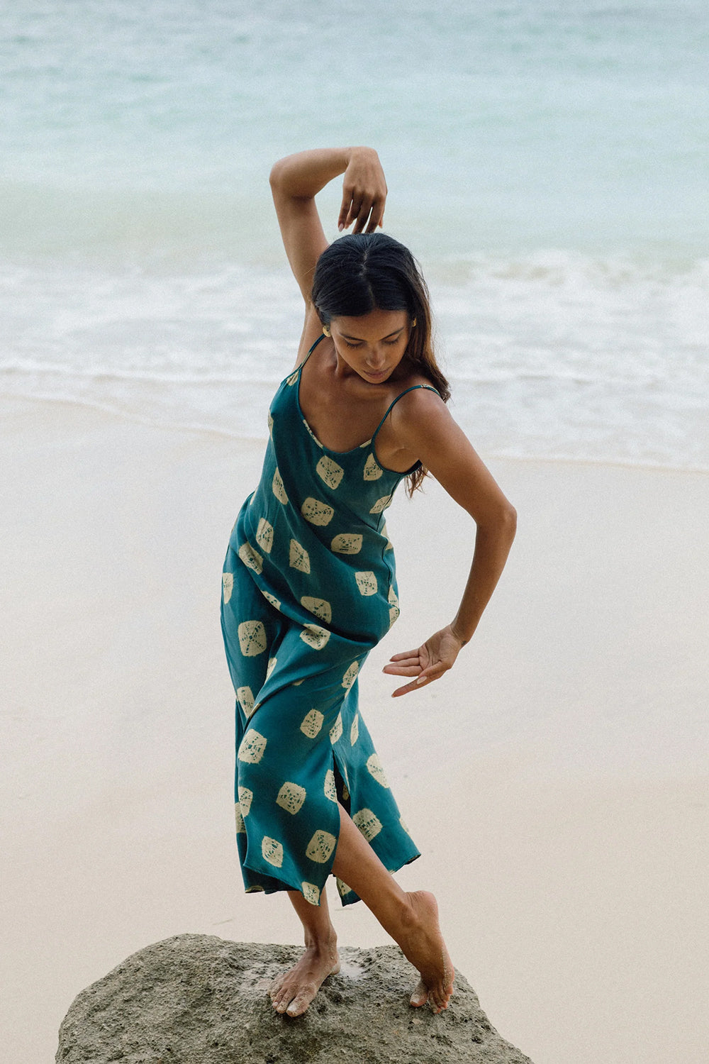Scarlette Midi Dress - Shibori