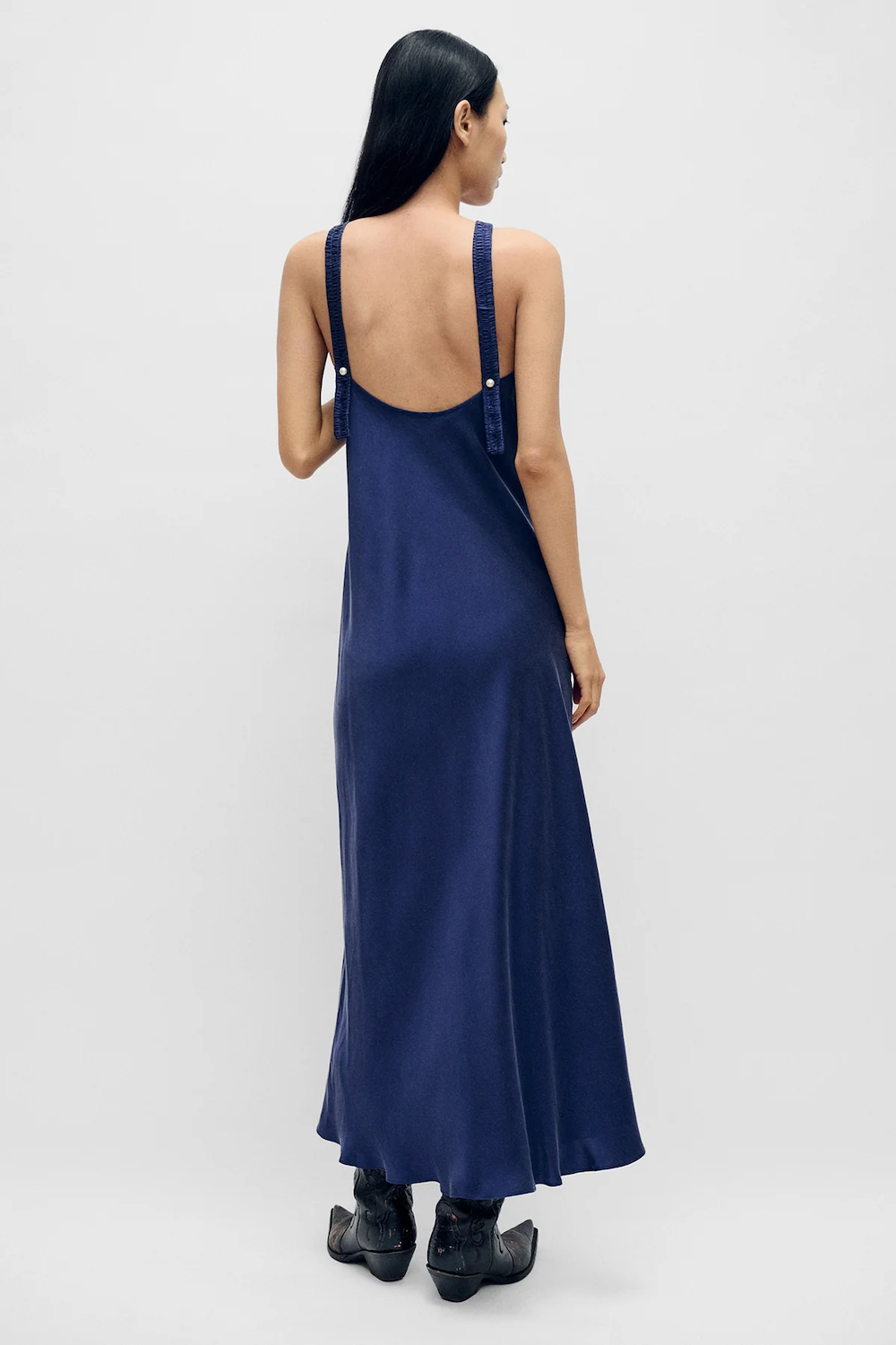 Deco Rushed Dress Purple Rain