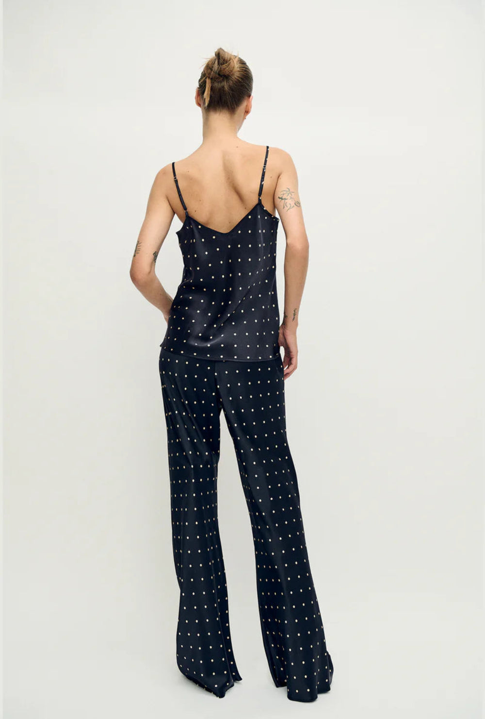 Bias Cut Cami Polka Dot