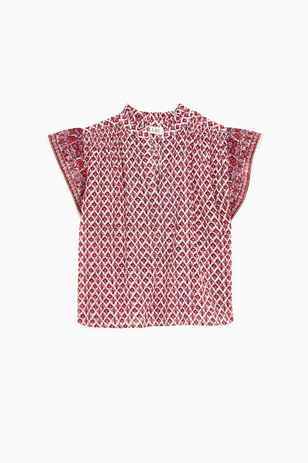 Viti Print Short Sleeves Top