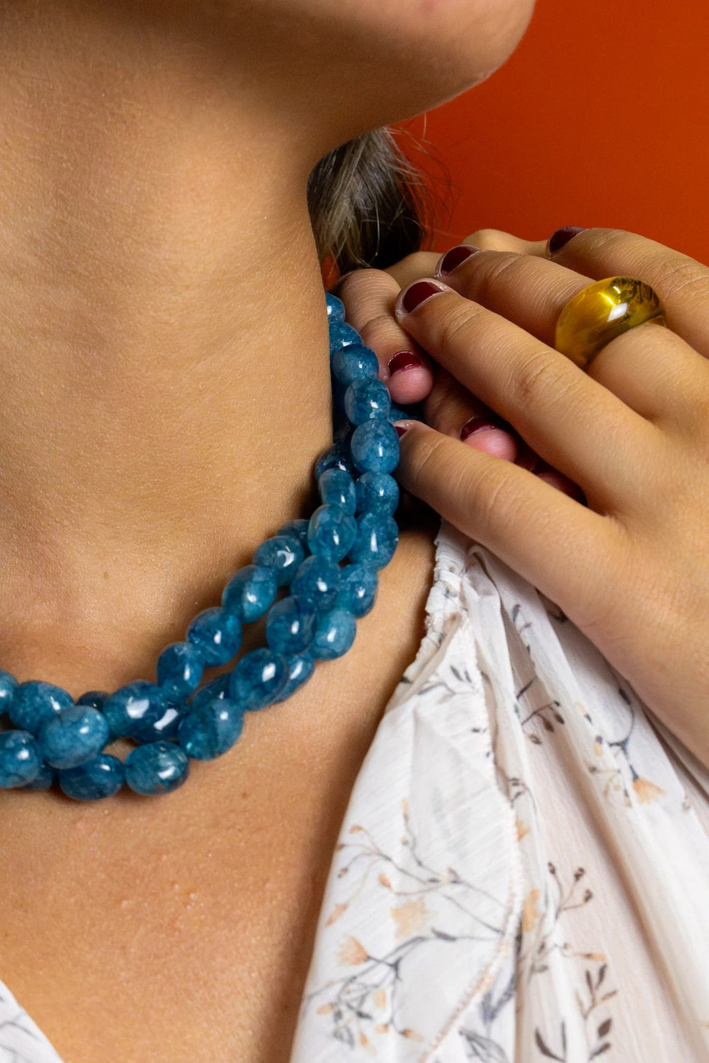 Blue Jade necklace