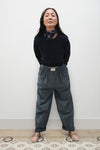 Twill Slouch Pants Slate