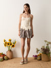 Cassia Gathered Bust Mini Dress
