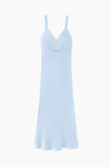 Diamond Deco Ruched Dress - Blue