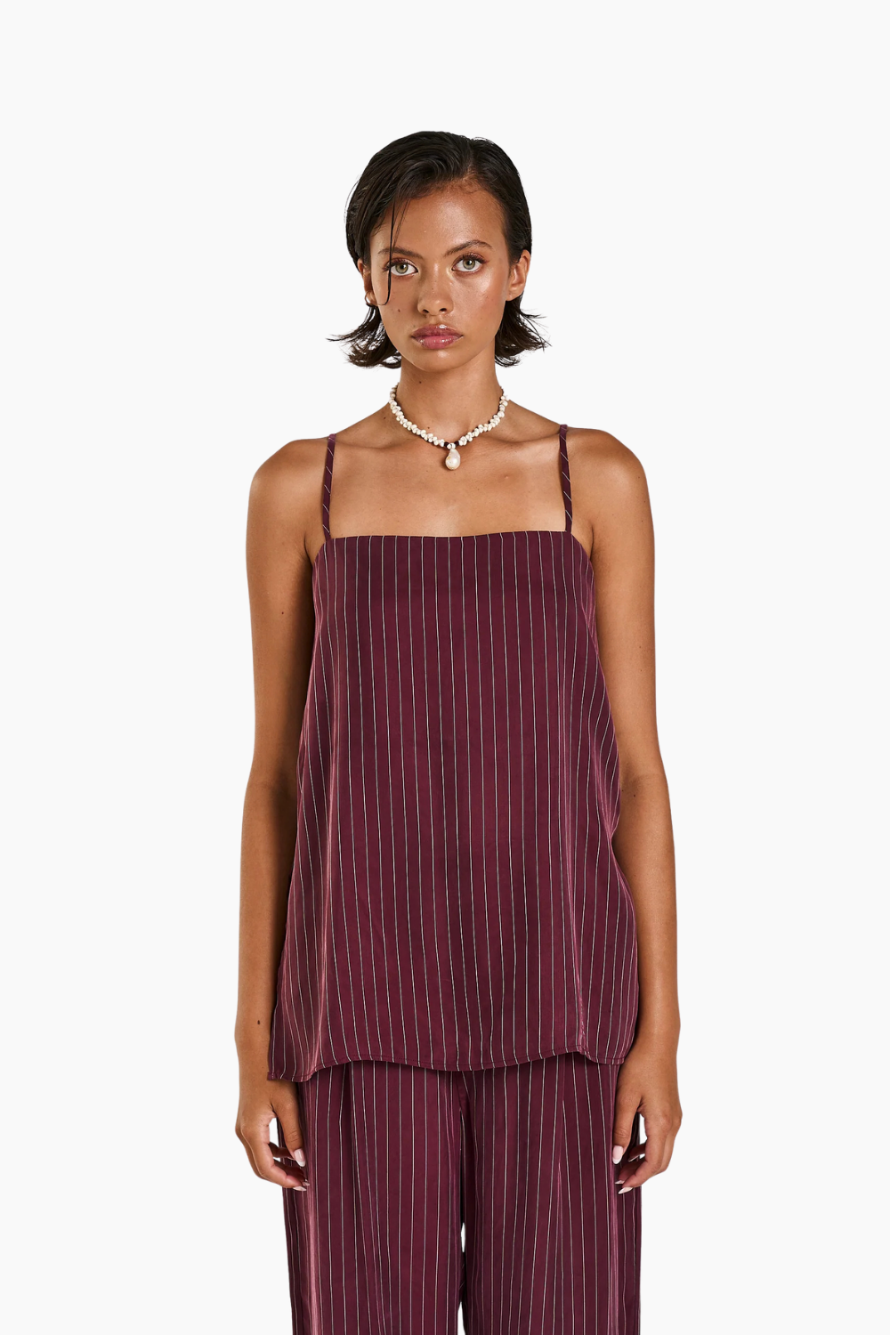 Tunic Top - Kina Pinstripe