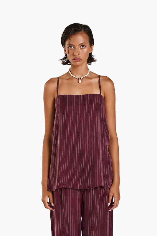 Tunic Top - Kina Pinstripe