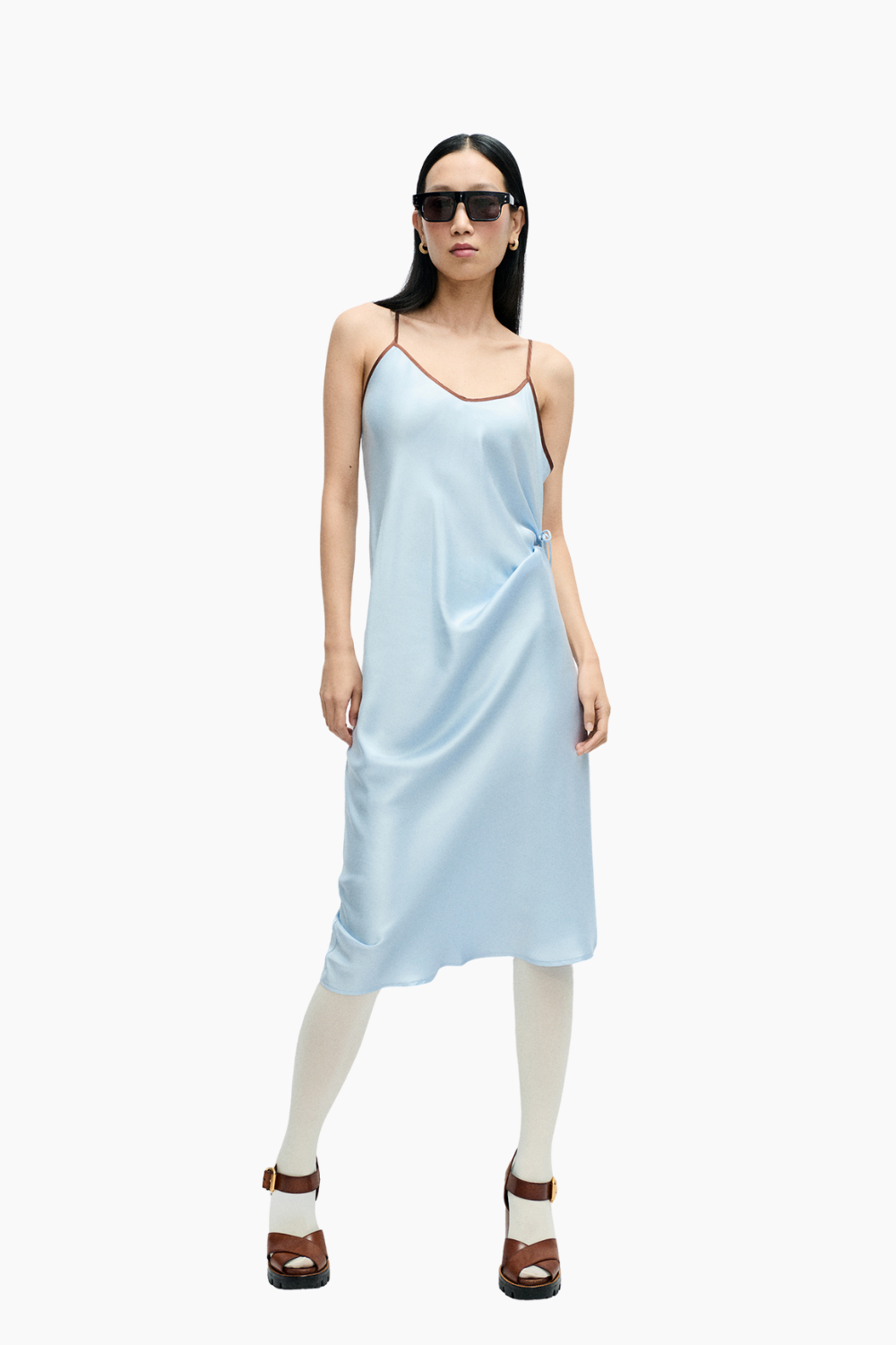 90S SLIP DRESS CORNFLOWER