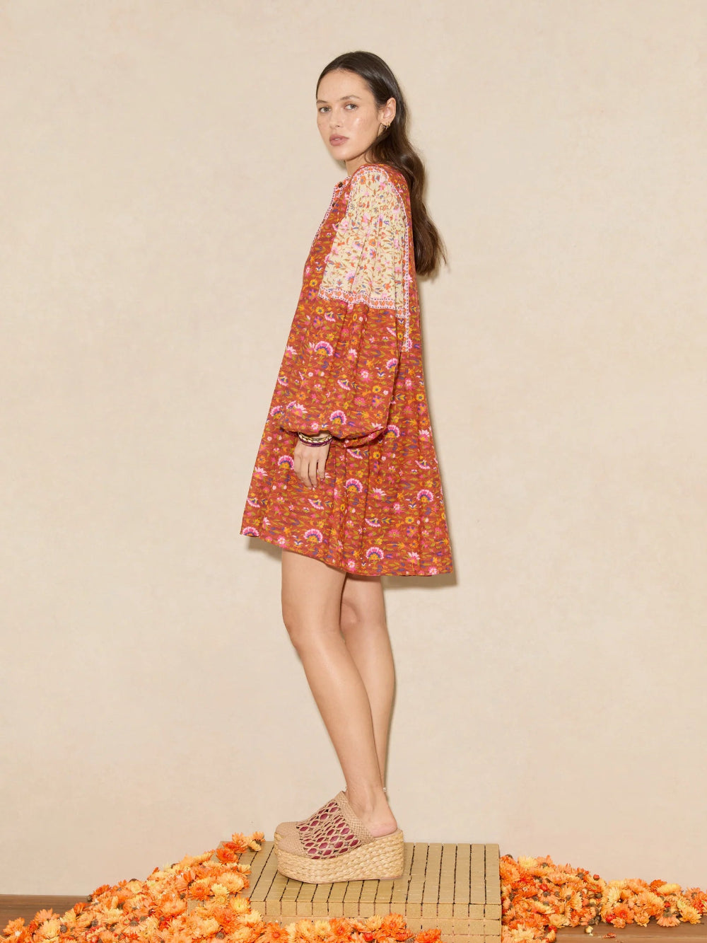 Soraya Mini Smock Dress - Second Image