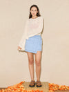 Dylan Wrap Mini Skirt
