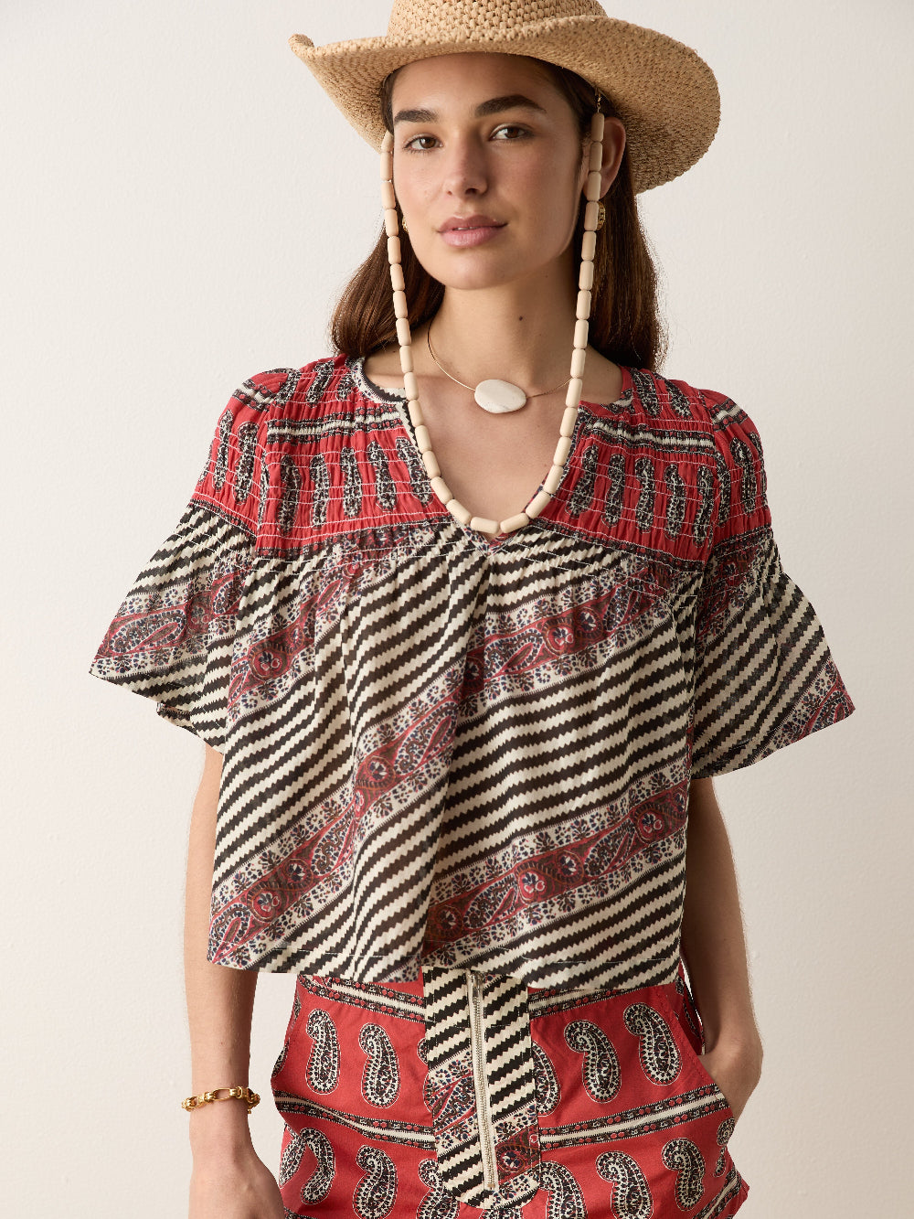 Marquee Fluted Blouse - Second Image