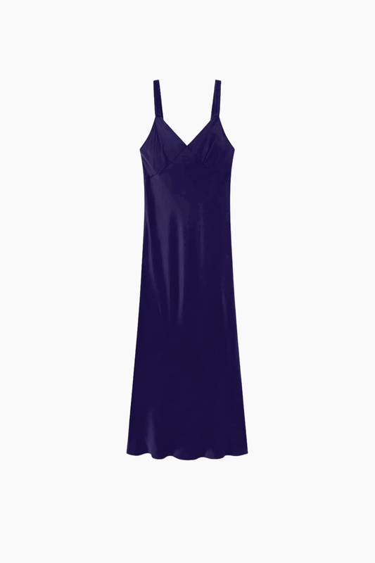 Deco Rushed Dress Purple Rain