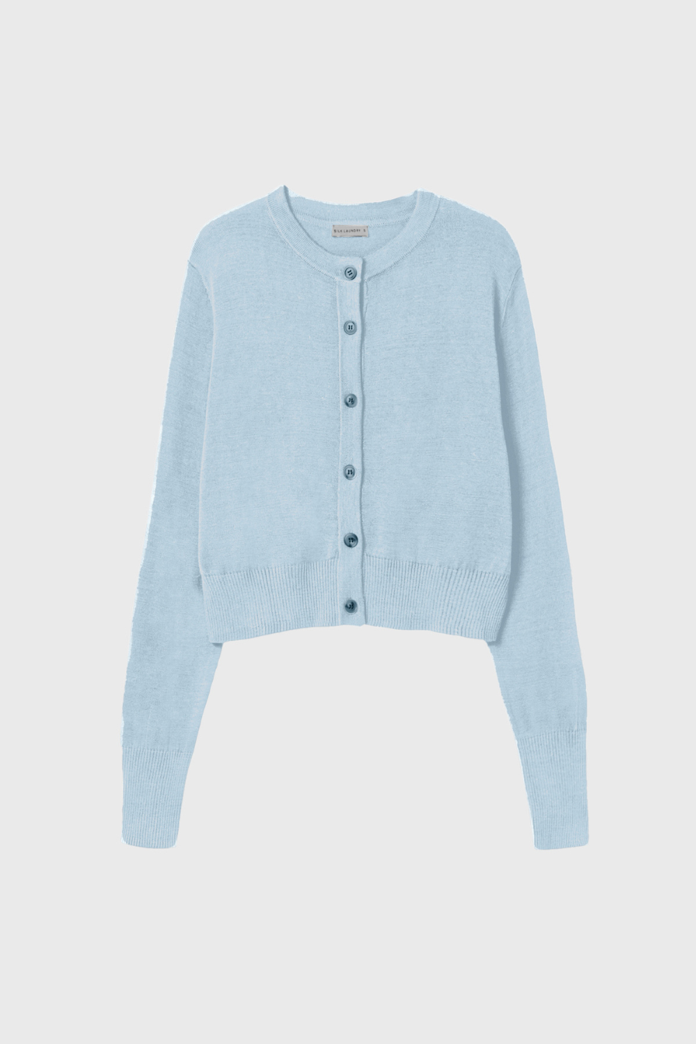Wool Cropped Cardigan - Second Image