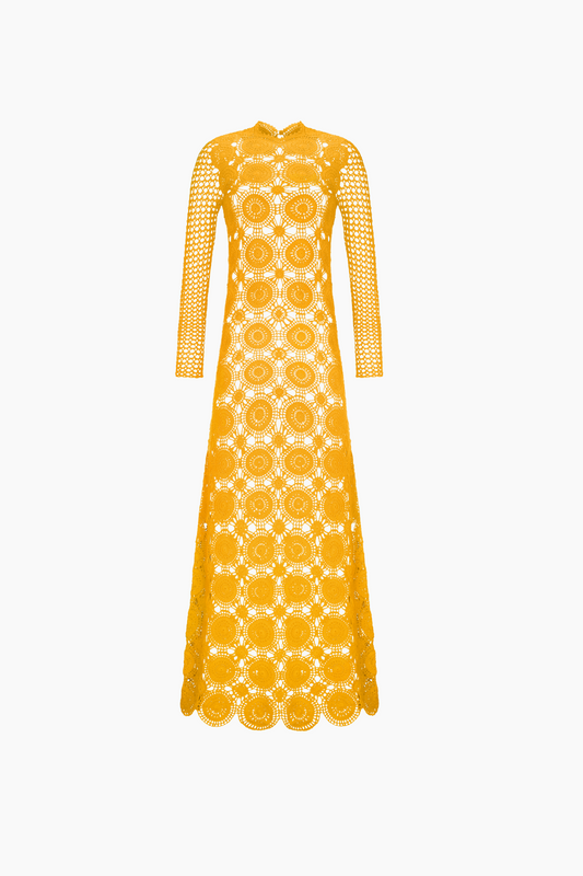 Siula Crochet Maxi Dress