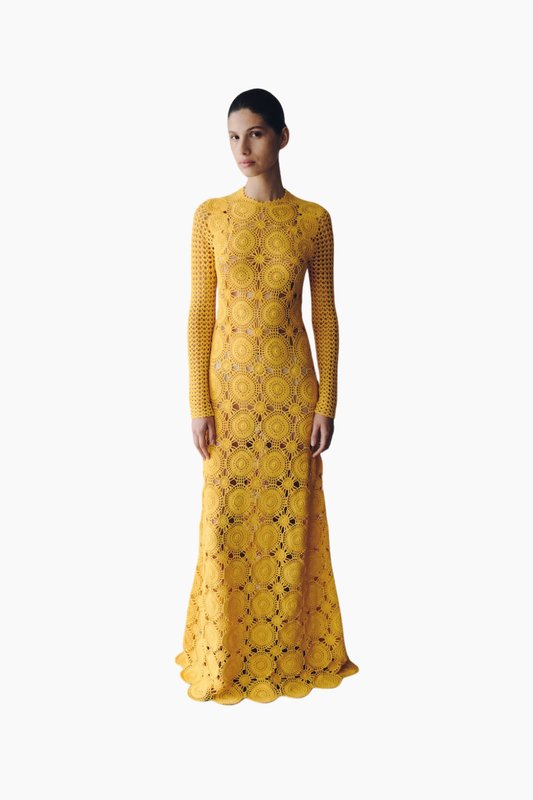 Siula Crochet Maxi Dress
