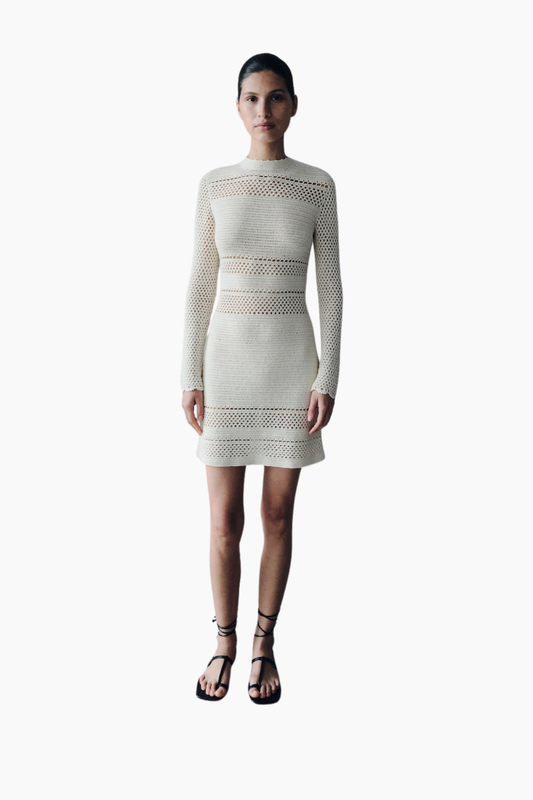 Nauta Crochet Mini Dress