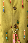 Pistachio Rainbow Beaded Blazer