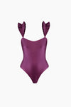 Tisi One Piece Swimsuit Eggplant