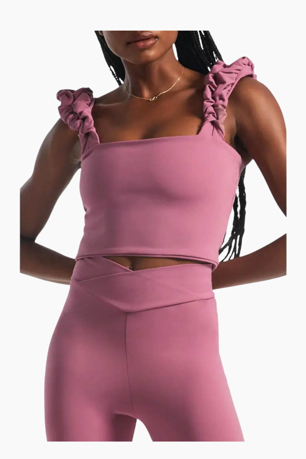 Scrunchie Tank Flan de Uva - Second Image