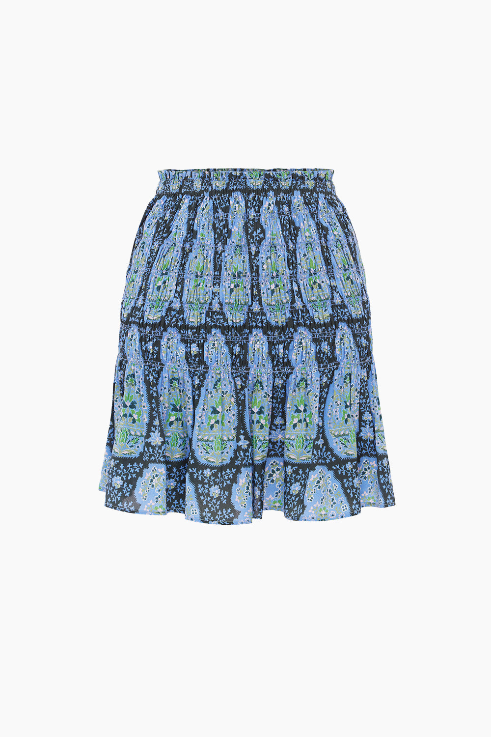 Onda Shirred Mini Skirt