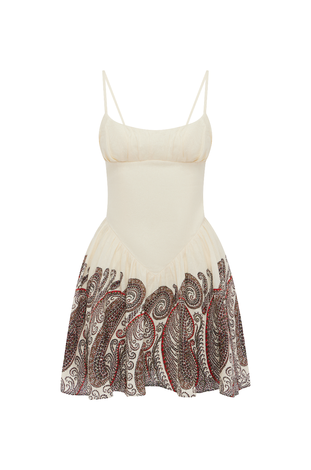 Cassia Gathered Bust Mini Dress