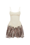 Cassia Gathered Bust Mini Dress