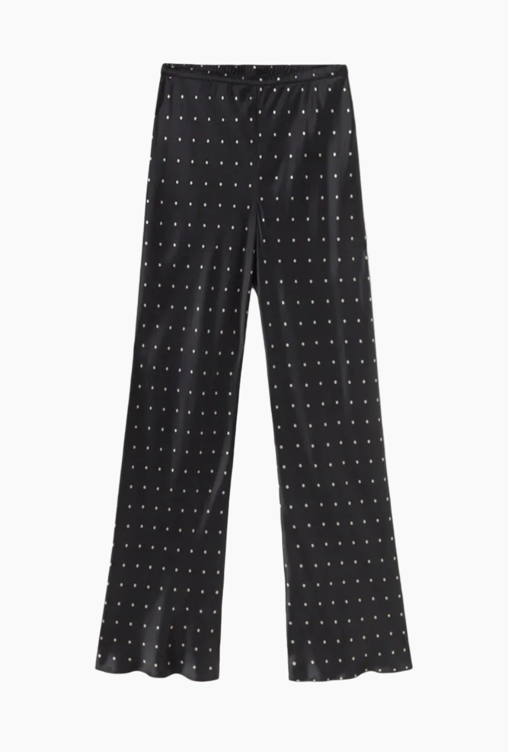 Bias Cut Pants Polka Dots