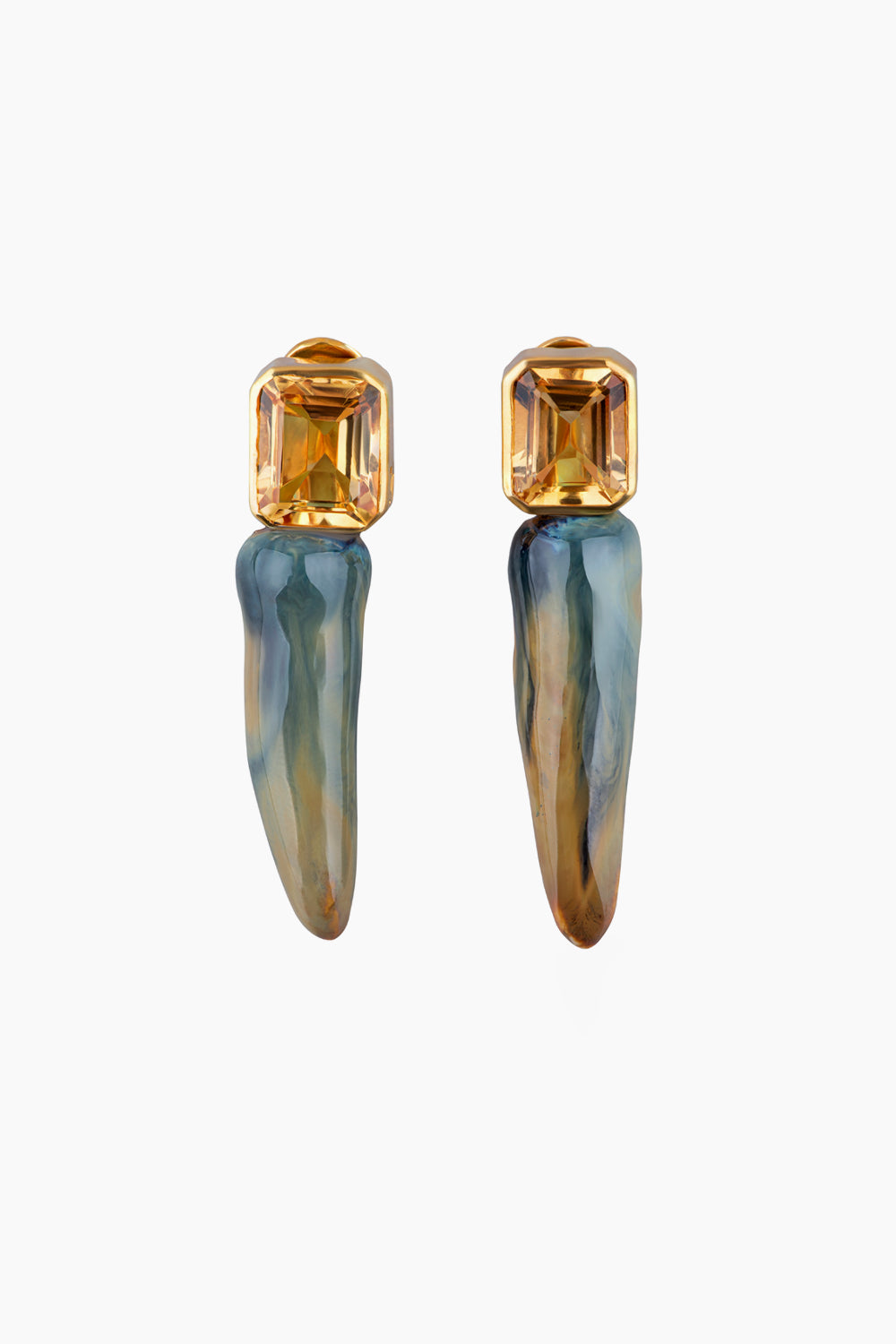 Glimpse Earrings Citrine