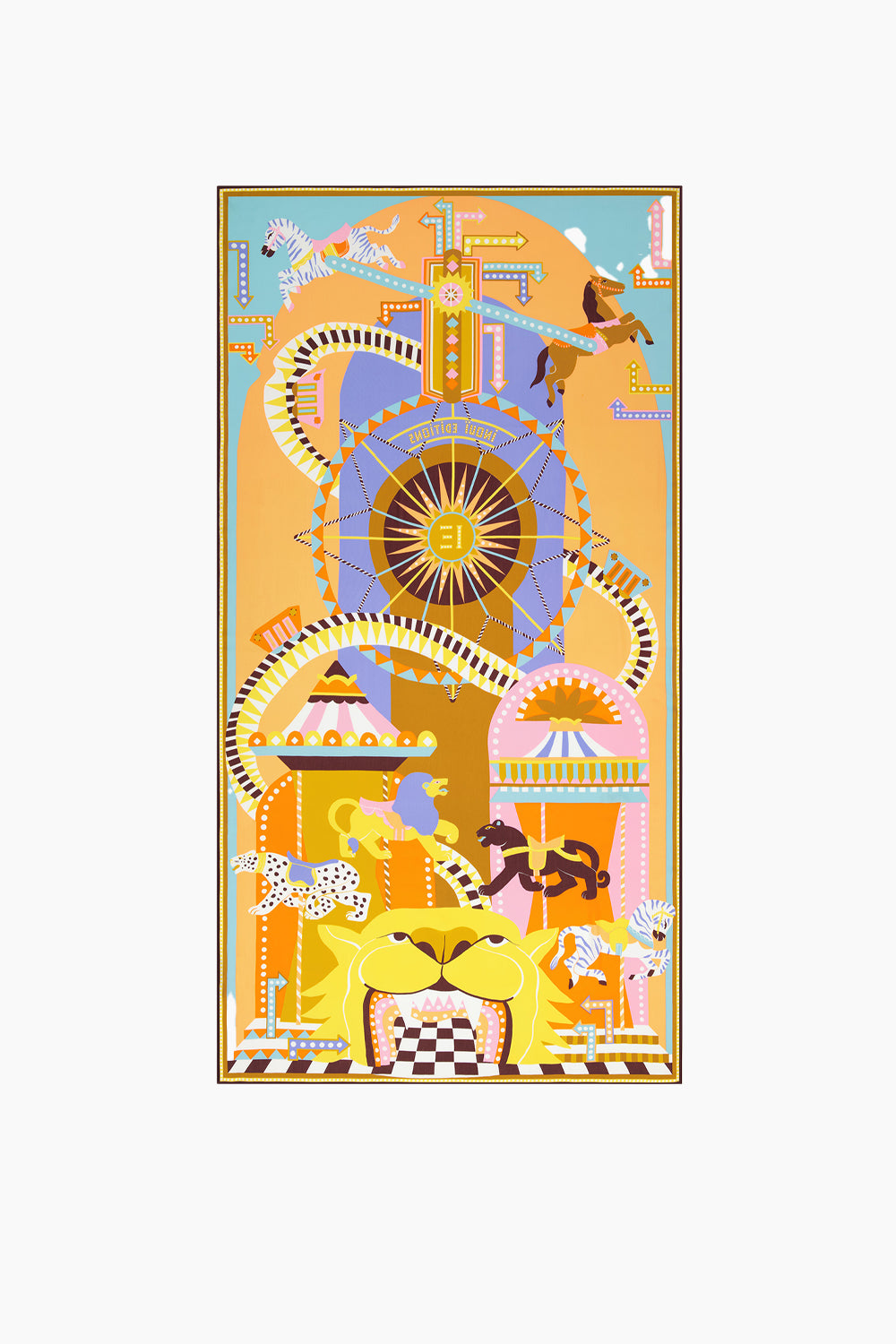 Scarf Rollercoaster Pastel