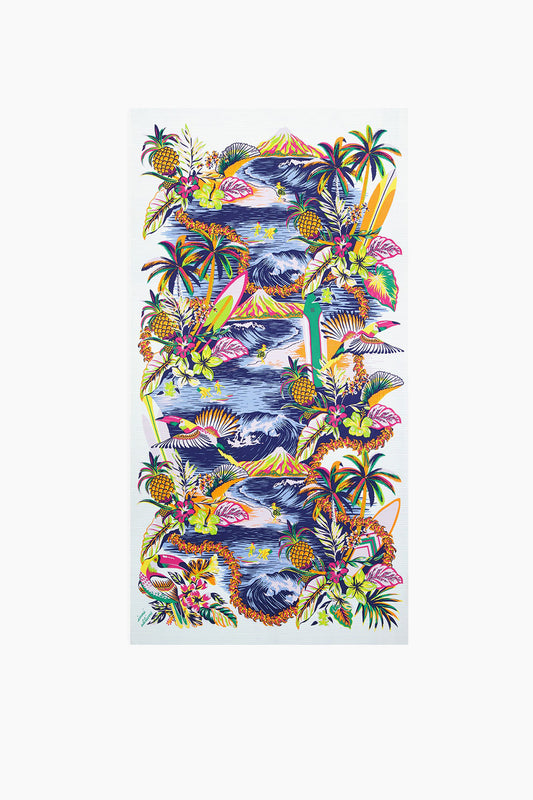 Fouta Hawai White