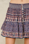 Mari Print Mini Skirt