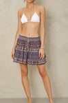 Mari Print Mini Skirt