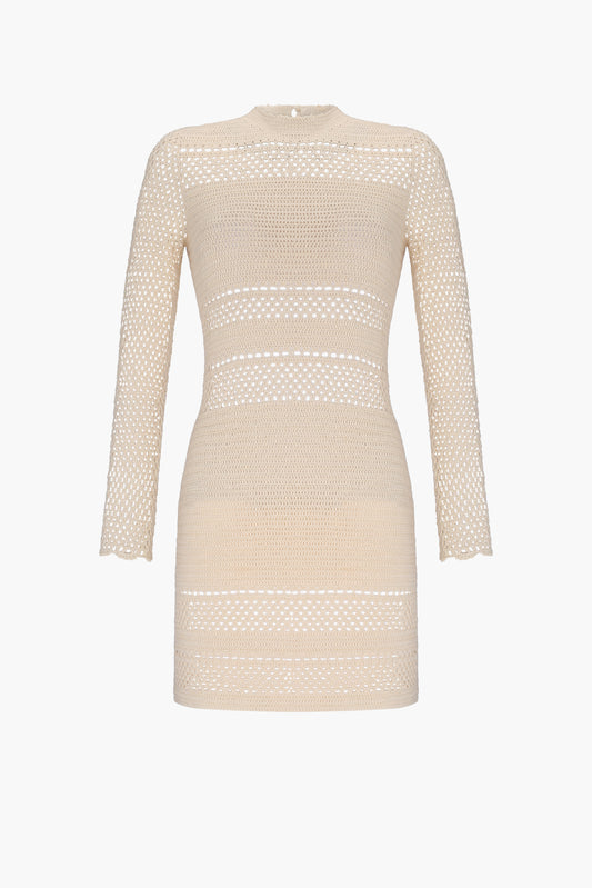 Nauta Crochet Mini Dress