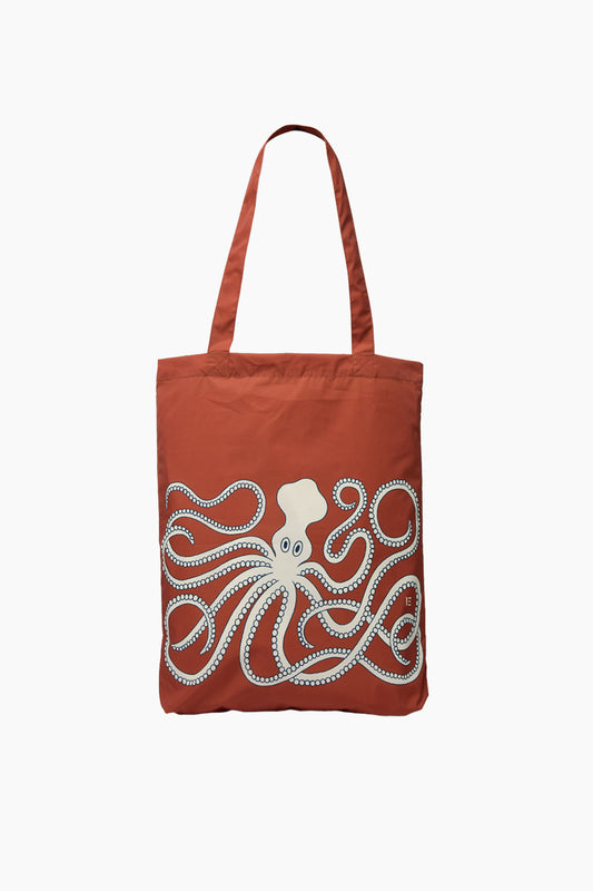 Shopper Bag Octopus Orange