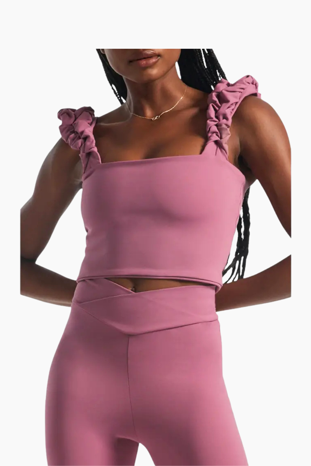 Scrunchie Tank Flan de Uva