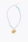 Candy Crush Necklace with Sun Charm