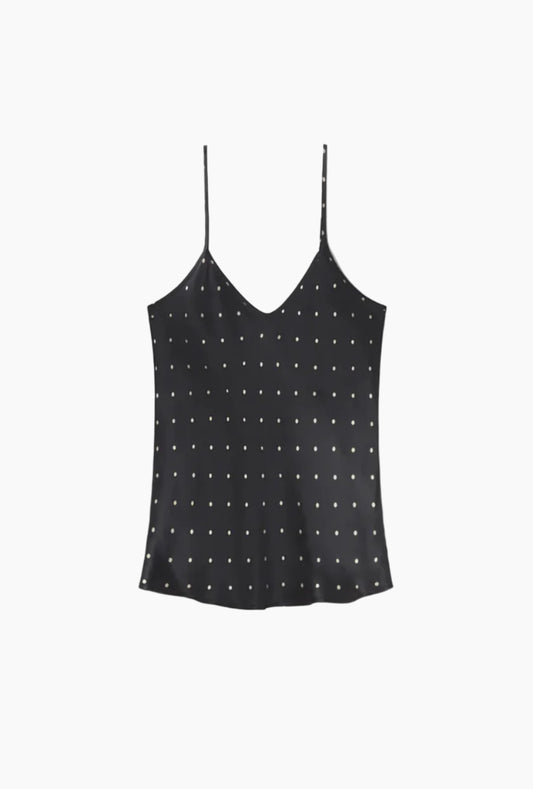 Bias Cut Cami Polka Dot