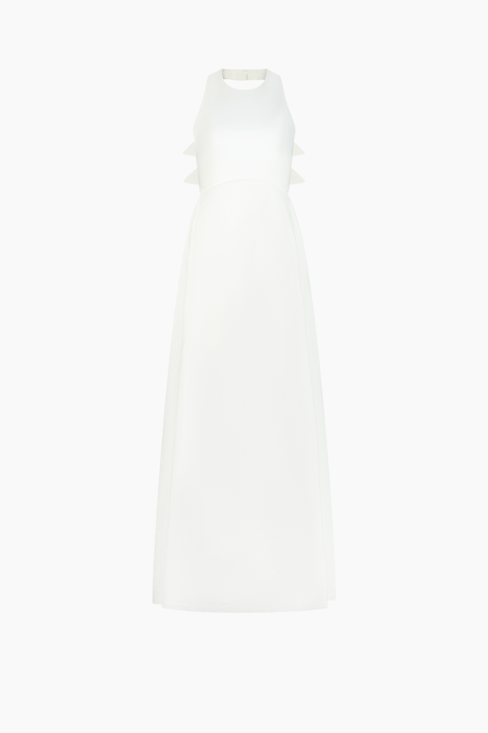 Solid Halter Long Dress