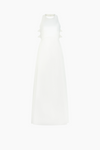 Solid Halter Long Dress