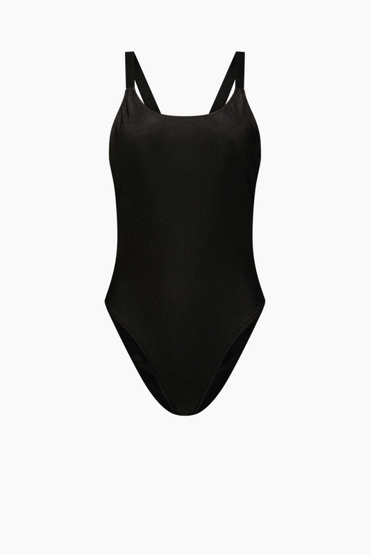Geometric Cross-Back Swimsuit
