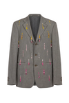 Agate Tonal Beaded Blazer