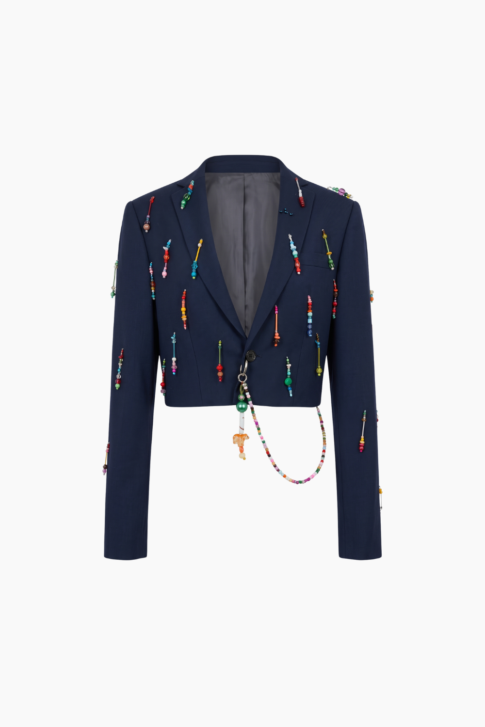 Azurite Cropped Rainbow Blazer