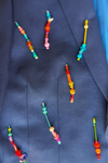 Azurite Cropped Rainbow Blazer