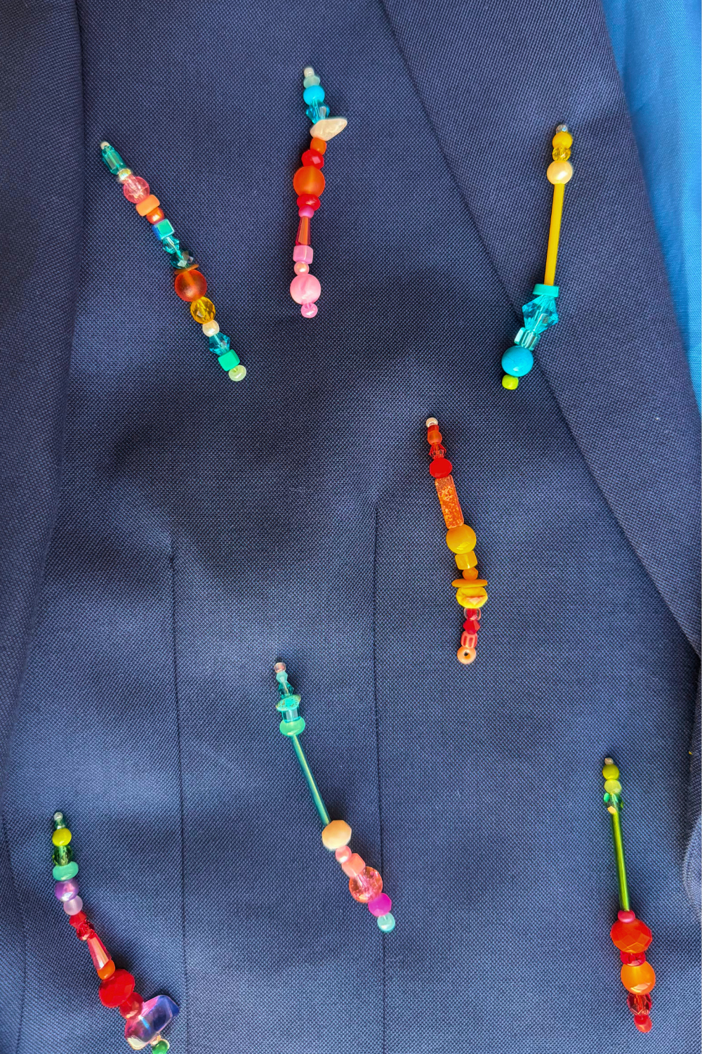 Azurite Cropped Rainbow Blazer